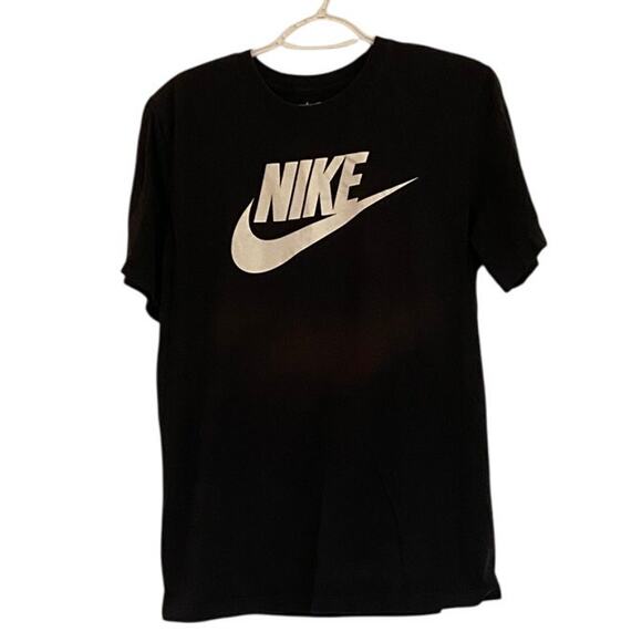 Nike Other - The Nike Tee Black with Swoosh Sz M Short SleevesSporty Casual